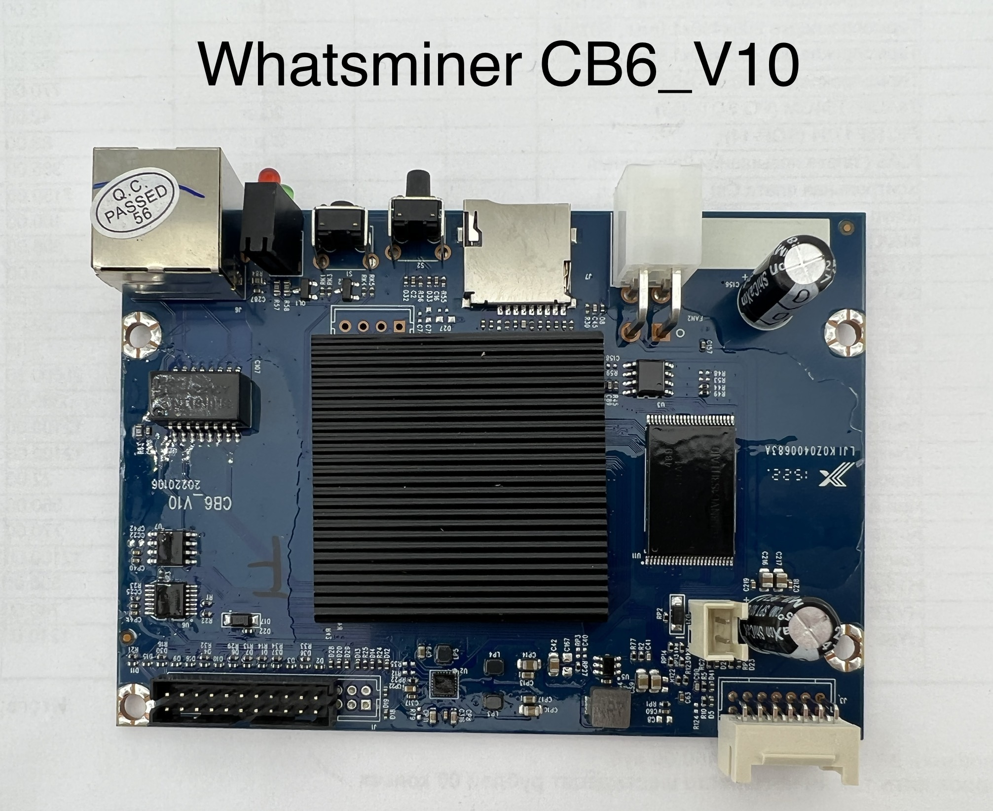 Контрольная плата Whatsminer CB6_V10 (H616)