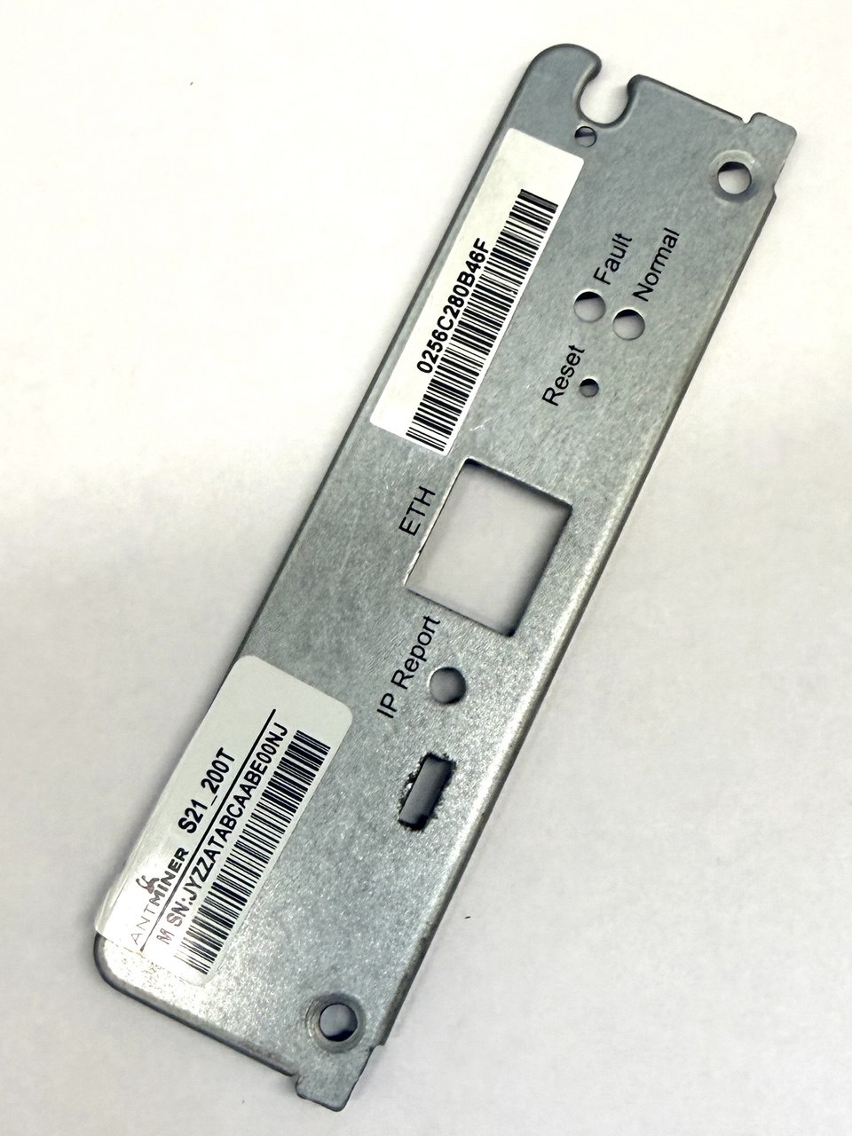 Шильдик, панель, корпуса Bitmain S19, S21, micro USB, JHL