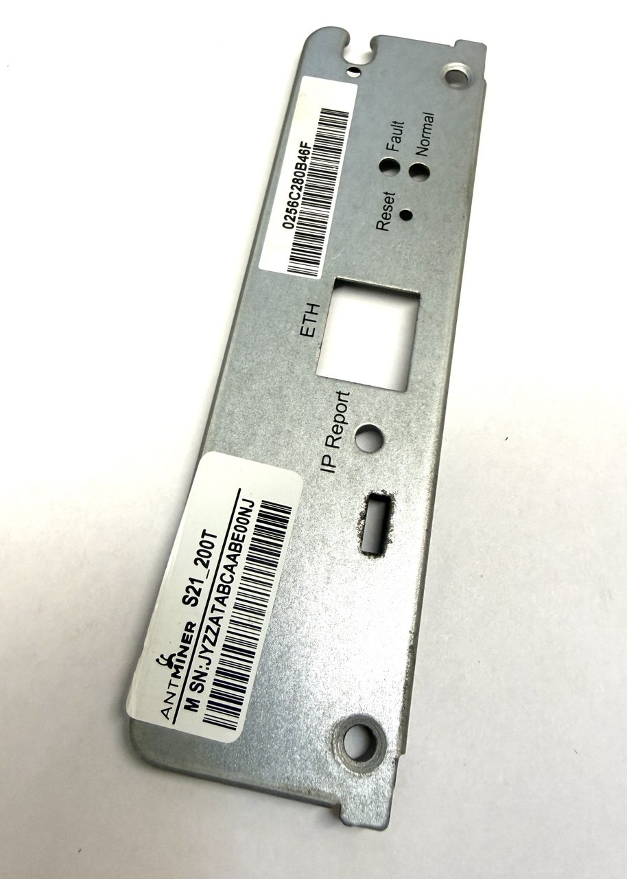 Шильдик, панель, корпуса Bitmain S19, S21, micro USB, JHL