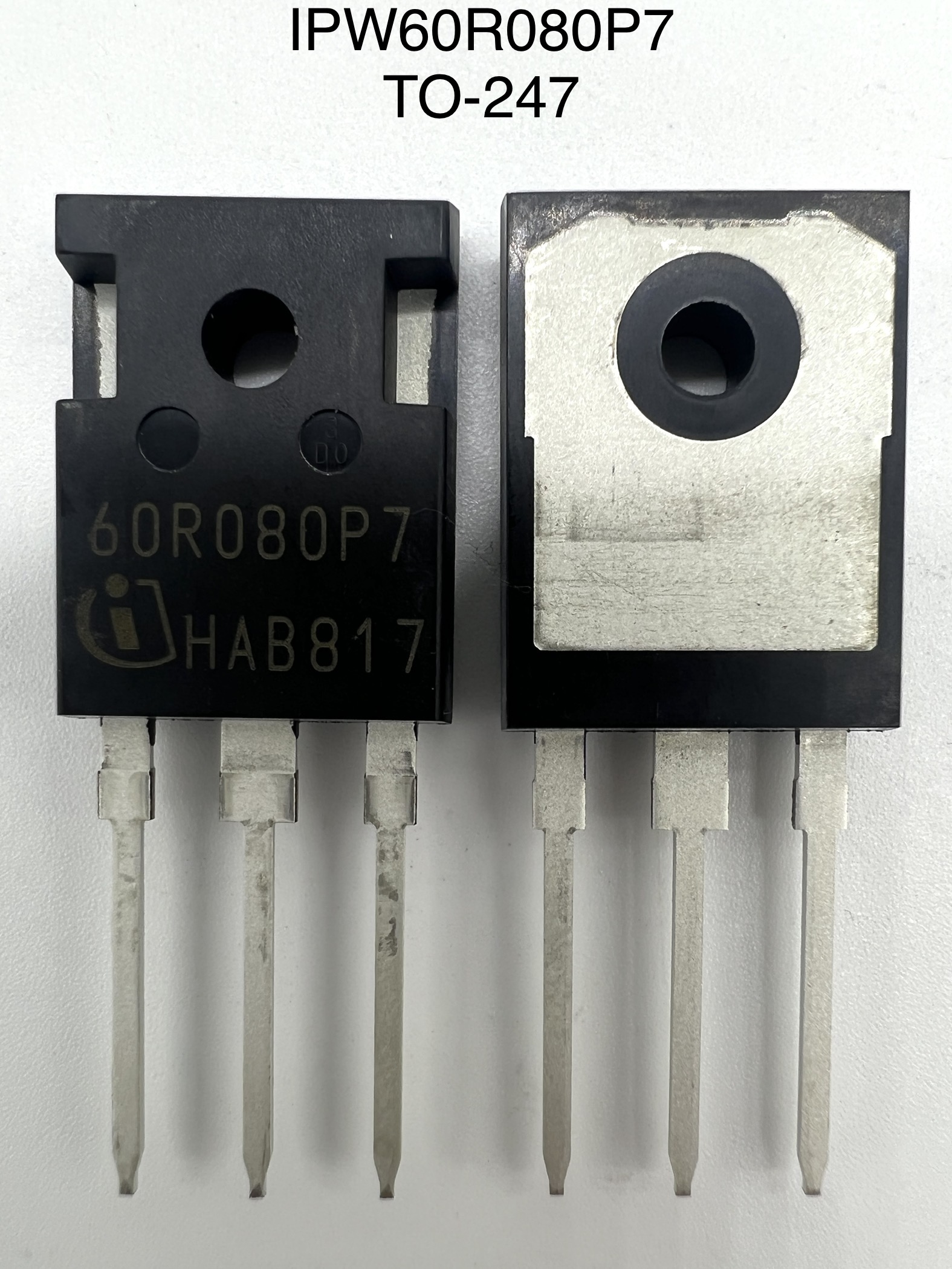 Транзистор IPW60R080P7 (TO-247) 600 В 37 А