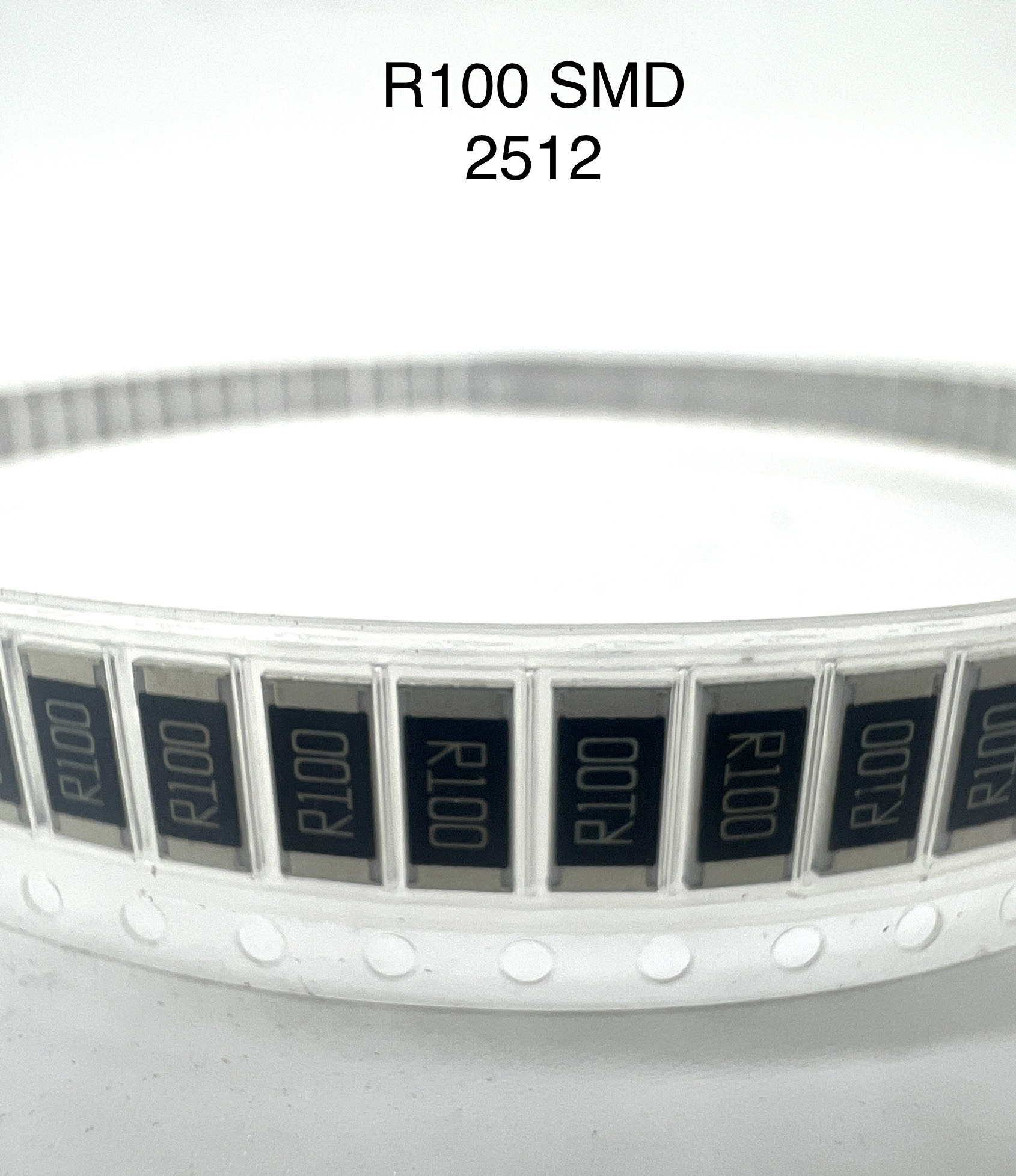 Резистор R100 SMD, корпус 2512 (1 Watt)