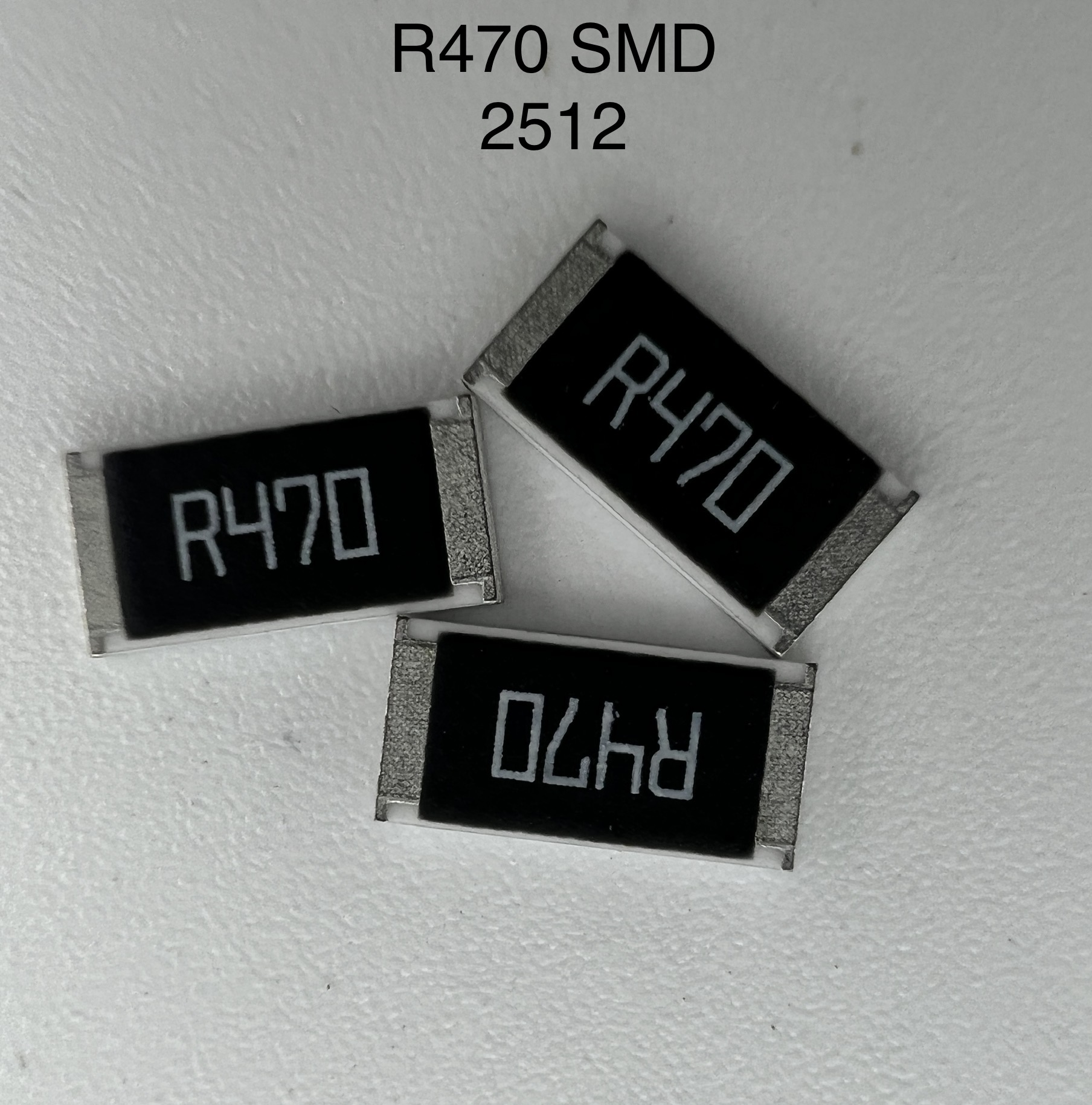 Резистор R470 SMD корпус 2512 (1 Watt)