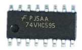 Микросхема 74VHC595MTCX (SOIC-16)