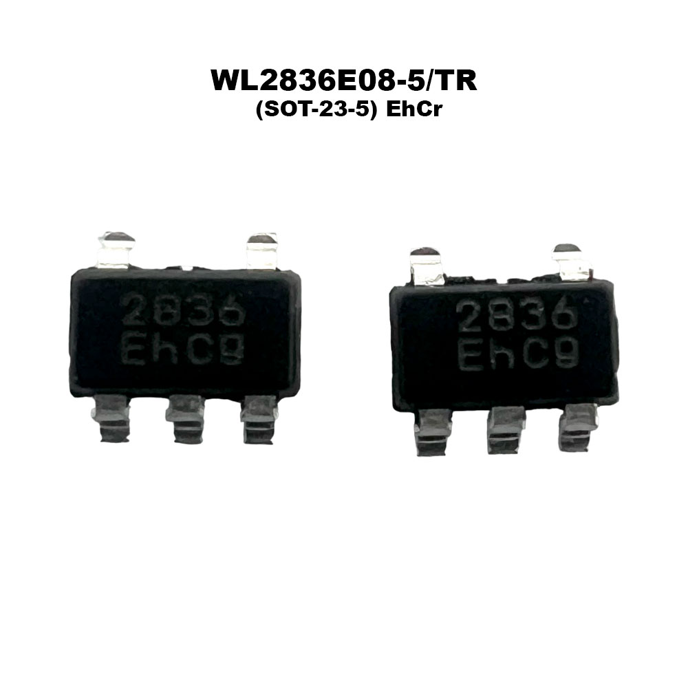 Cтабилизатор напряжения, WL2836E08-5/TR (SOT-23-5) EhCr, LDO 0.8 В