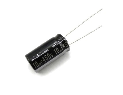 Конденсатор 450 В 10mF 10х20