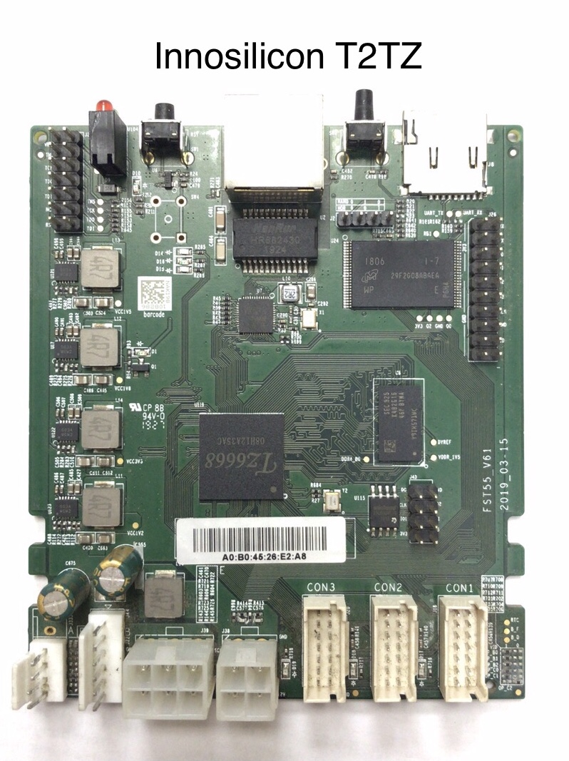 Контрольная плата INNOSILICON T2TZ, FST55_V70