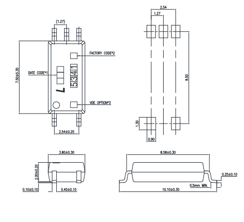 Оптопара LTV-5341-TP1-L (DIP6)