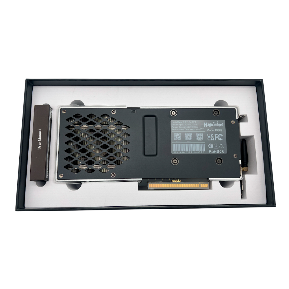 Magic Miner BG02 7TH 150W/H SHA-256 алгоритм SOLO BTC Miner Solo Miner