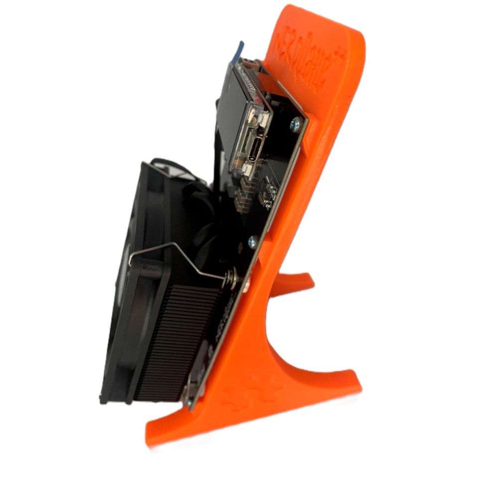 Orange NerdQaxe++ Solo Miner 4.8 Th/s