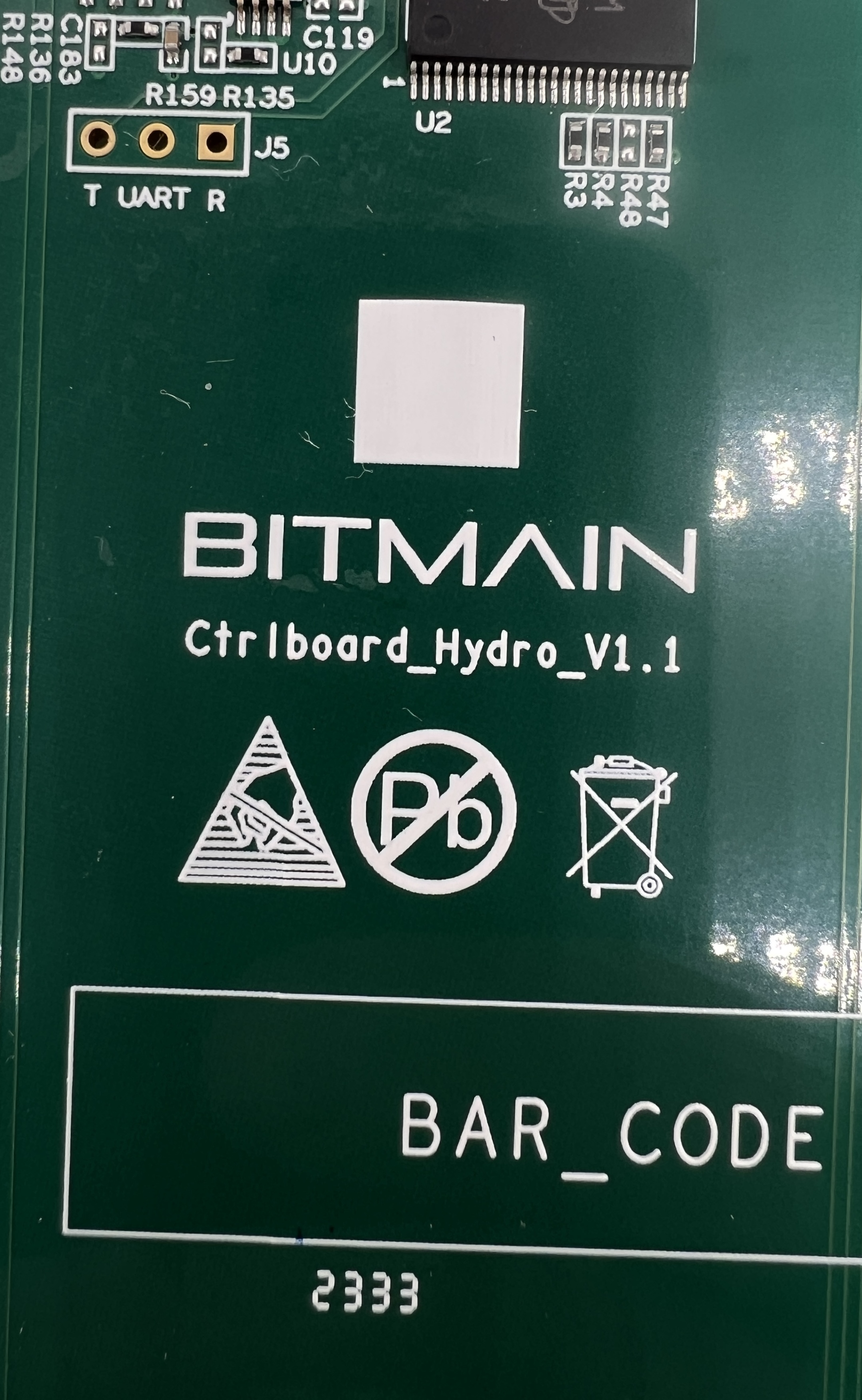 Контрольная плата Ctrl_CA1 Bitmain Antminer, Ctrlboard_Hydro