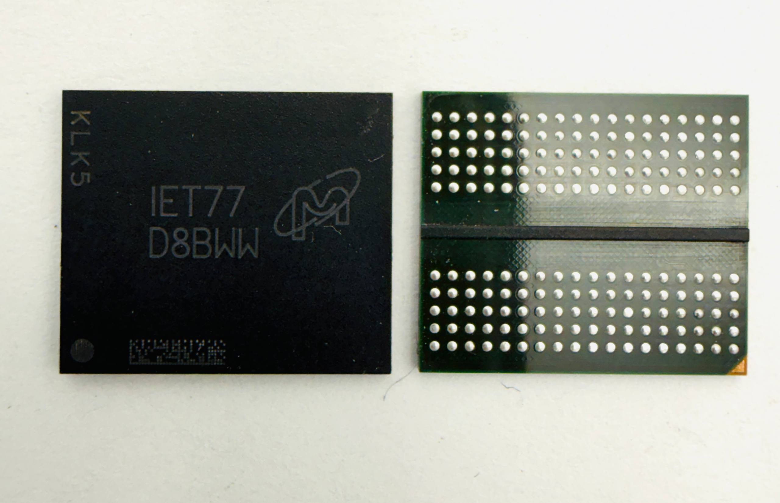 Микросхема MT61K256M32JE-19G:T, D8BWW (FBGA-180)
