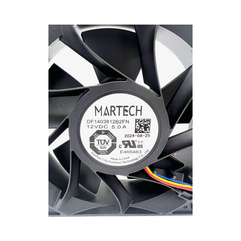 Кулер 140×140×38 мм, 6400 об., 12 В, 5,0 А, 4 pin., Mod: DF1403812B2FN , MARTECH, Original, REF