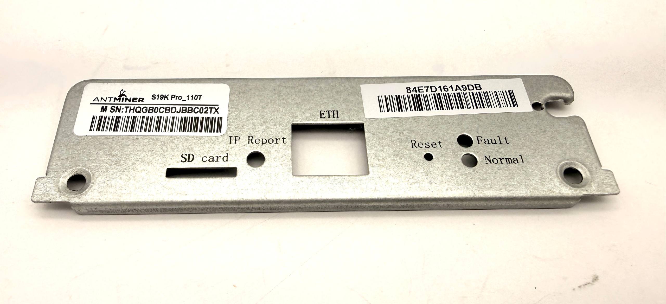 Шильдик, панель, корпуса Bitmain S19, S21, SD card, JHL
