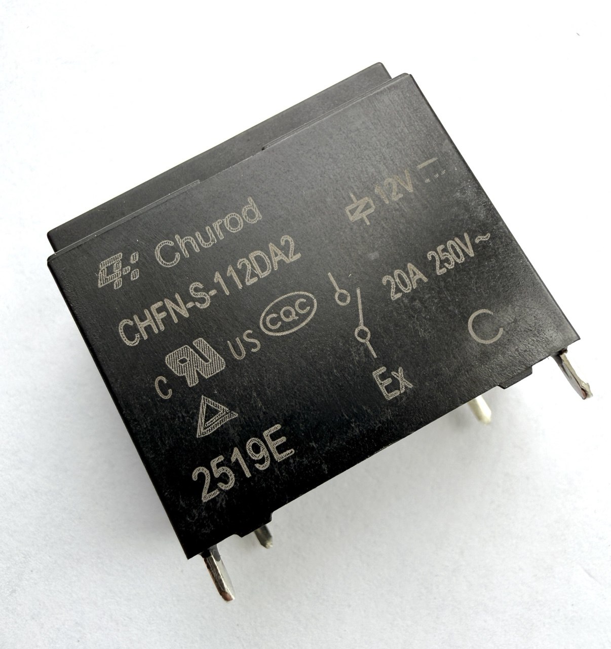 Реле CHFN-S-112DA2, 12VD, smic, 20 А, 250VAC