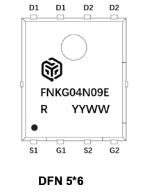 Транзистор FNKG04N09E (DFN 5*6) 40 В, 80 А