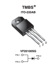 Диод VF20100SG (ITO-220AB)