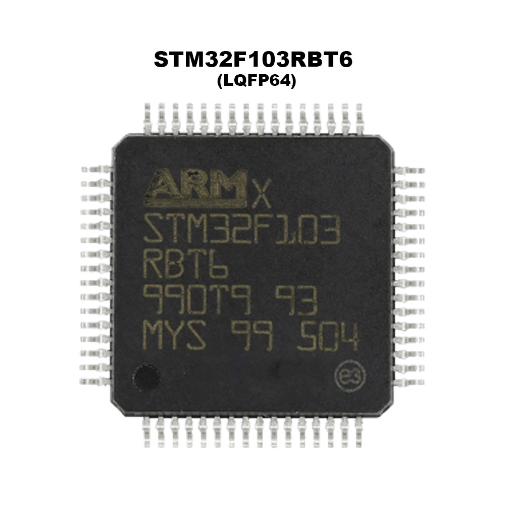 Микросхема STM32F103RBT6 (LQFP64)