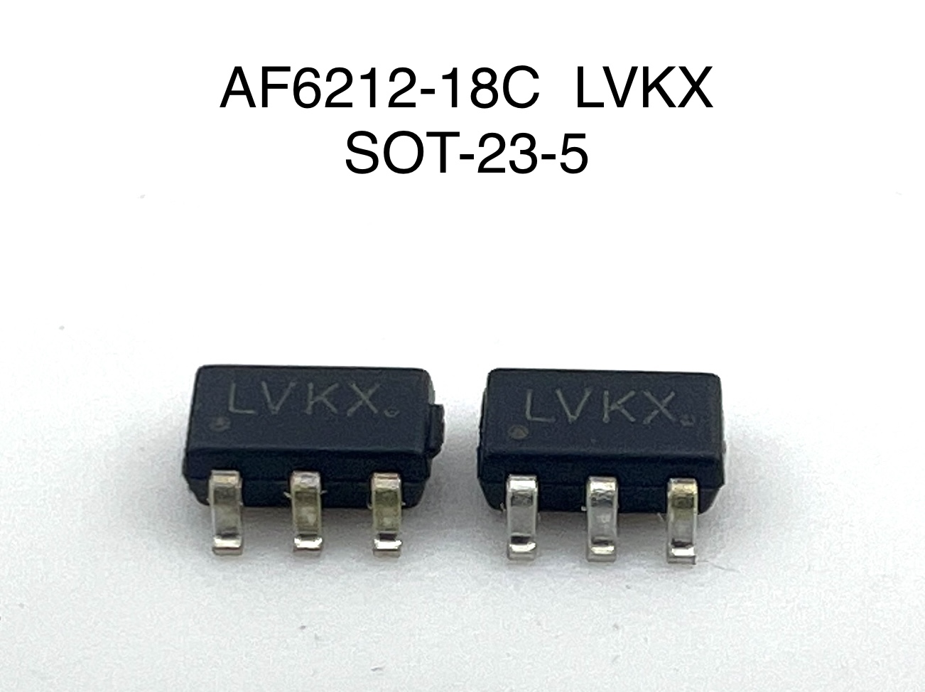 Cтабилизатор напряжения AF6212-18C (SOT-23-5) LVKX, LDO 1,8 В