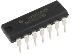 Микросхема SN74ACT14N ( DIP-14)