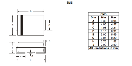 Диод HBR3200P (DO-214) SMB