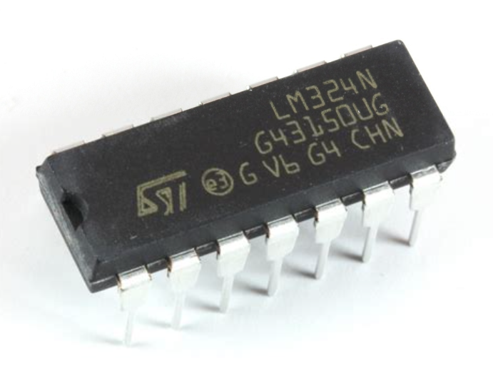 Микросхема LM324N (DIP-14)