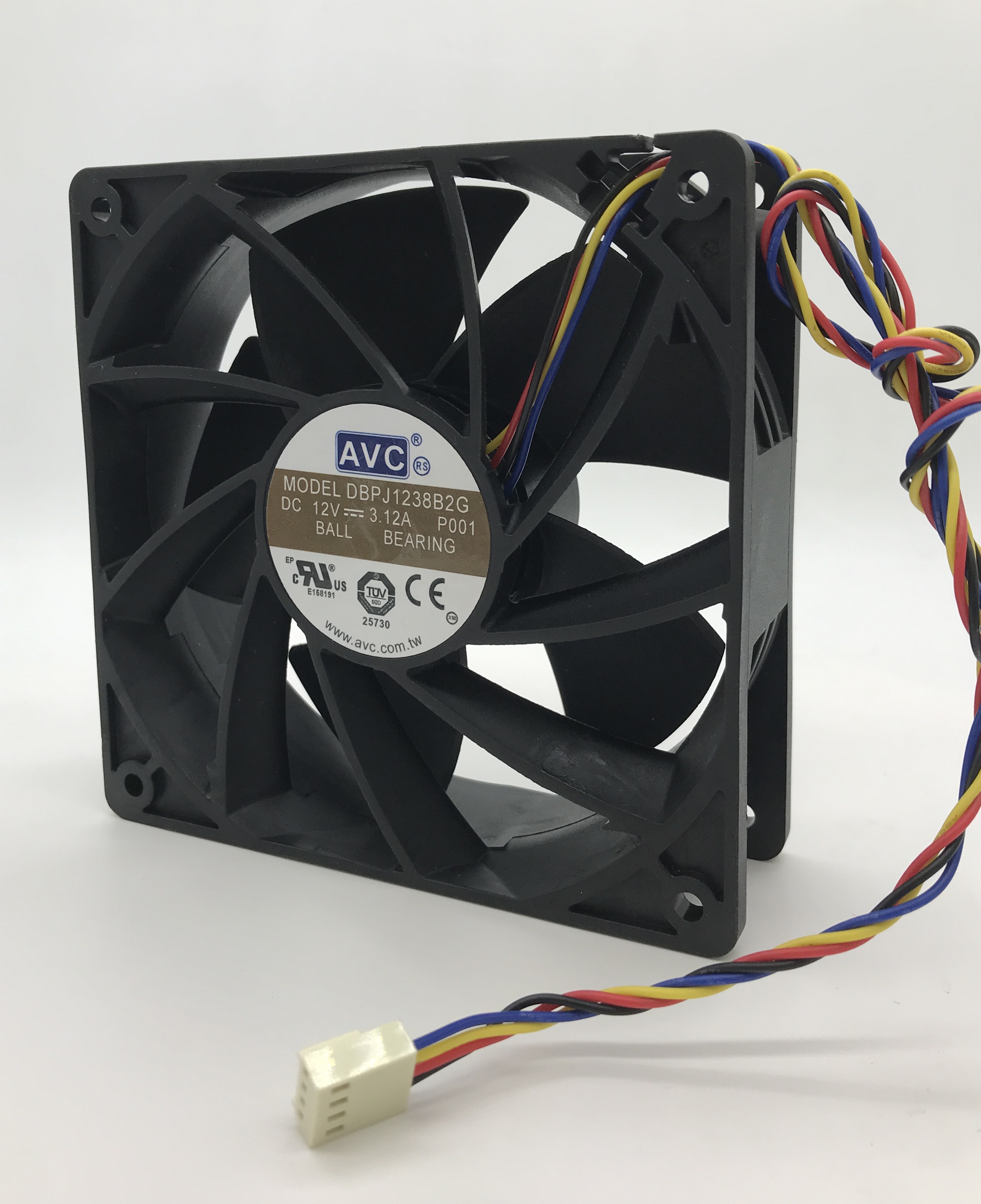 Кулер 120×120×38 мм, 7000 об., 12 В, 3,12 А, 4 pin., INNOSILICON T2T Mod: BRPJ1238B2G, AVC