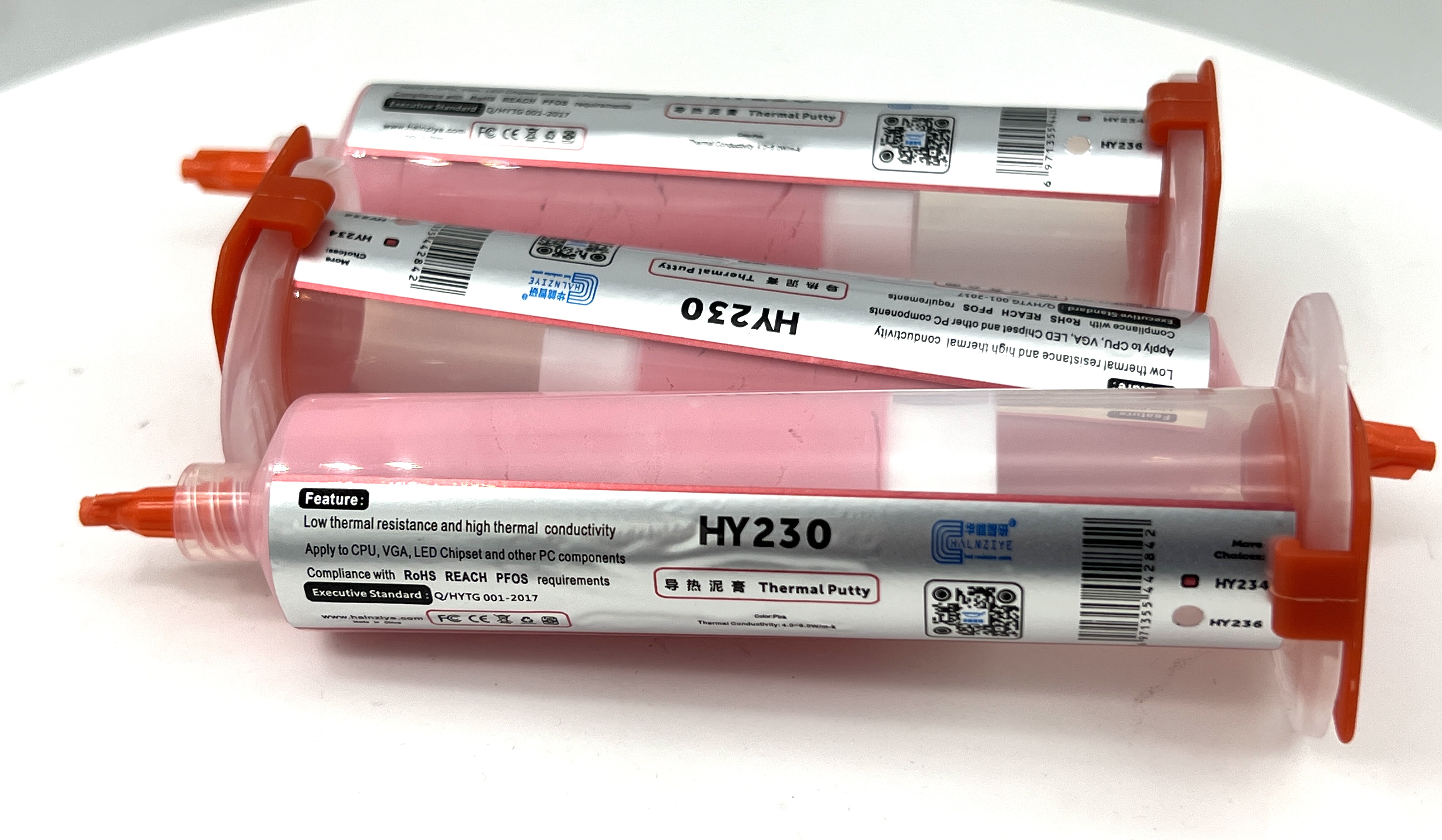 Термопаста HY236 6.0W 80г Розовая