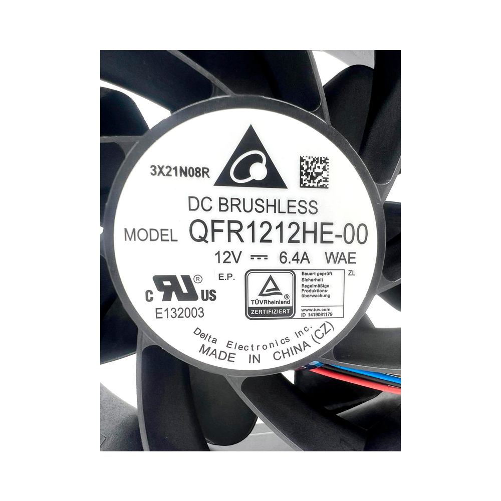 Кулер 120×120×38 мм,12 В, 6,4 А, 4 pin., Mod: QFR1212HE-00 , Delta, Original