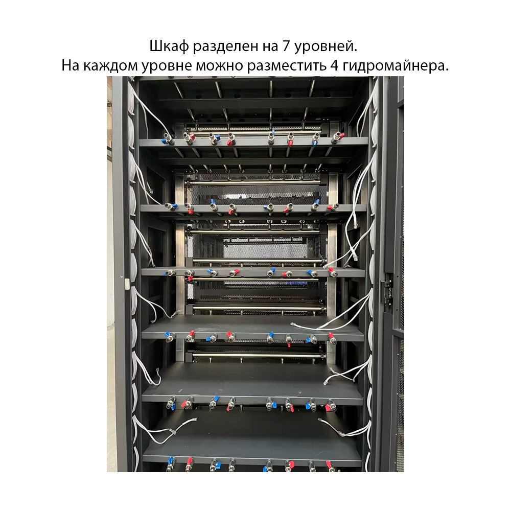Система гидроохлаждения майнера Antminer от LIANLI 28 позиций (без CDU)