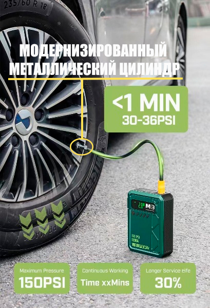 Портативное ПЗУ с компрессором Yesper M3