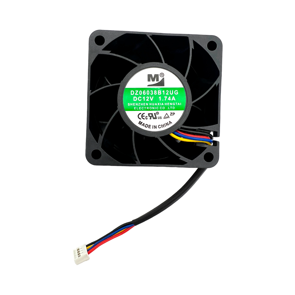 Кулер 60×60×38 мм, 4pin, DC12V, 1,74 А, model: DZ06038B12UG-1 Original