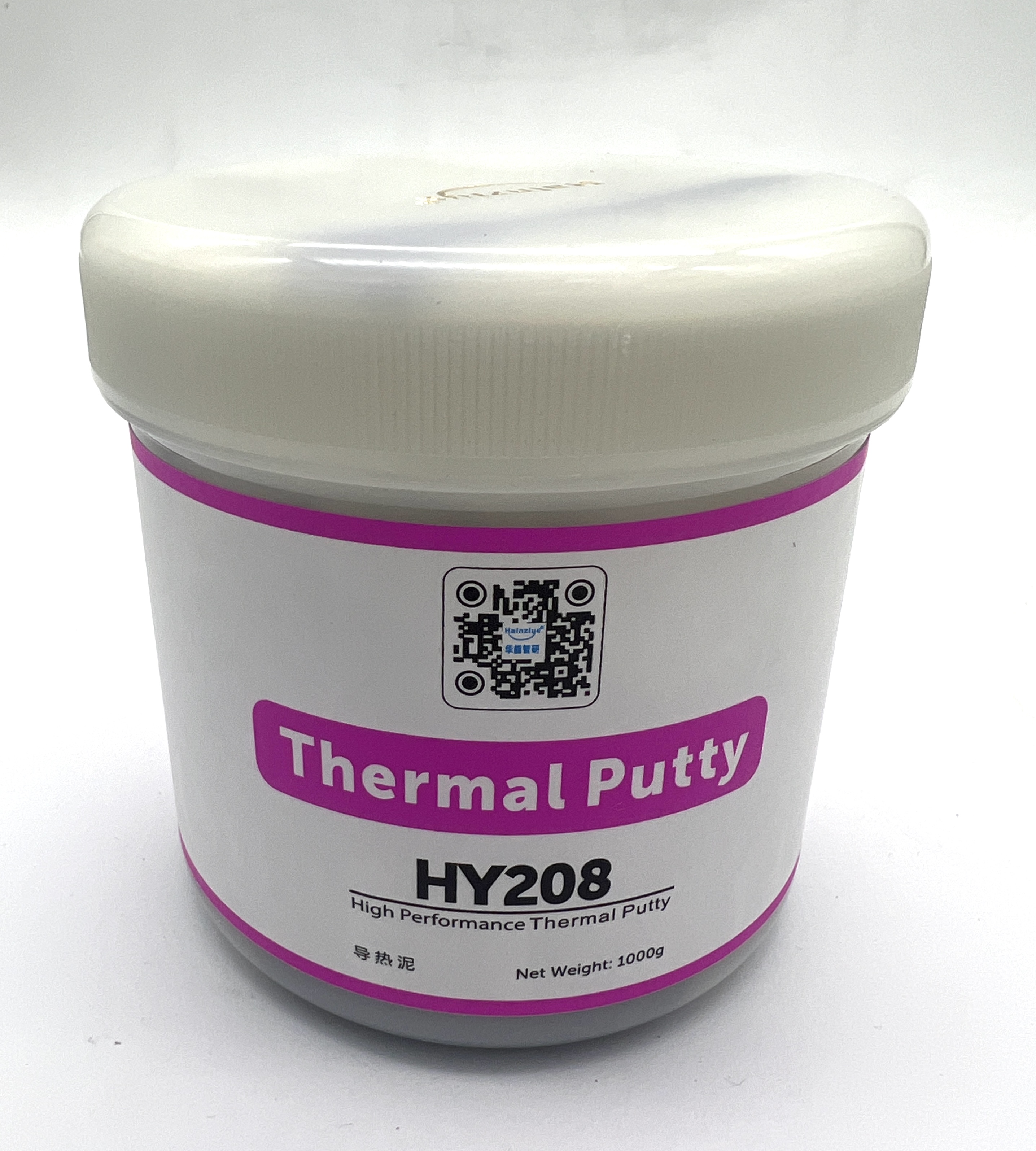 Термопаста на силиконовой основе серого цвета HY268-CN1000G, 8.0W, расфасовка по 1000гр