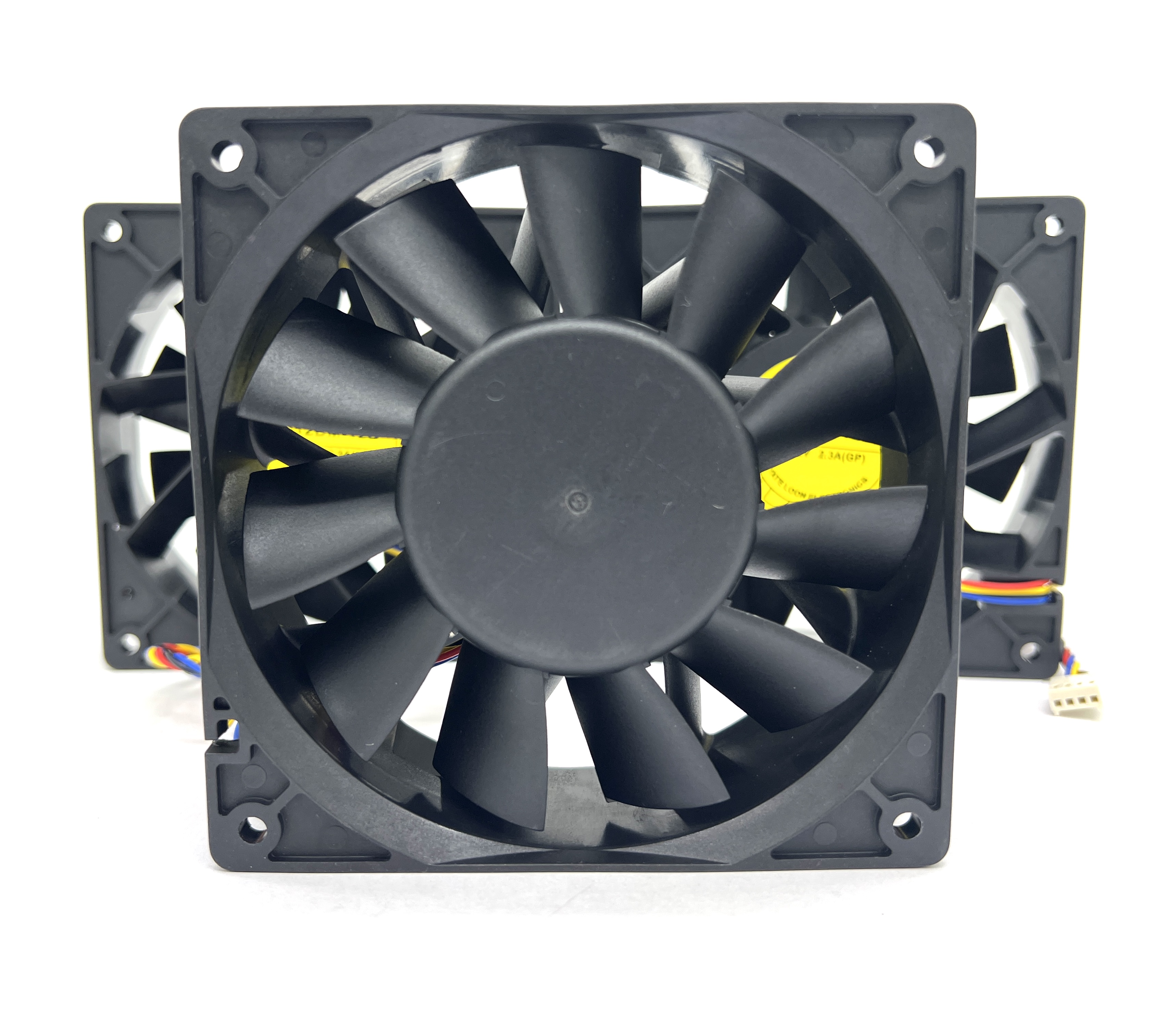 Кулер 120×120×38 мм, 6000 об., 12 В, 2,3 А, 4 pin., Mod: D12BM-12D , YaLn FAN
