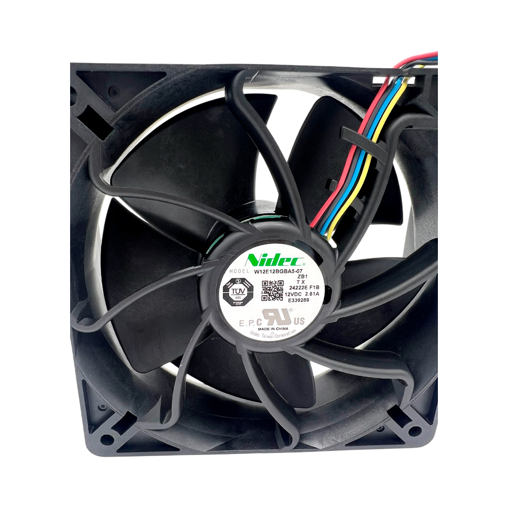 Кулер 120×120×38 мм, 6000 об., 12 В, 2,61 А, 4 pin., Mod: W12E12BGBA5-07 , UltraFlo, Nidec, Original