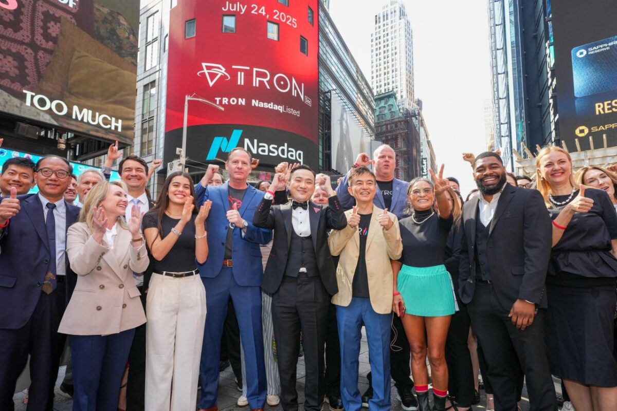 «NASDAQ — это только начало». Джастин Сан раскрыл планы проекта Tron