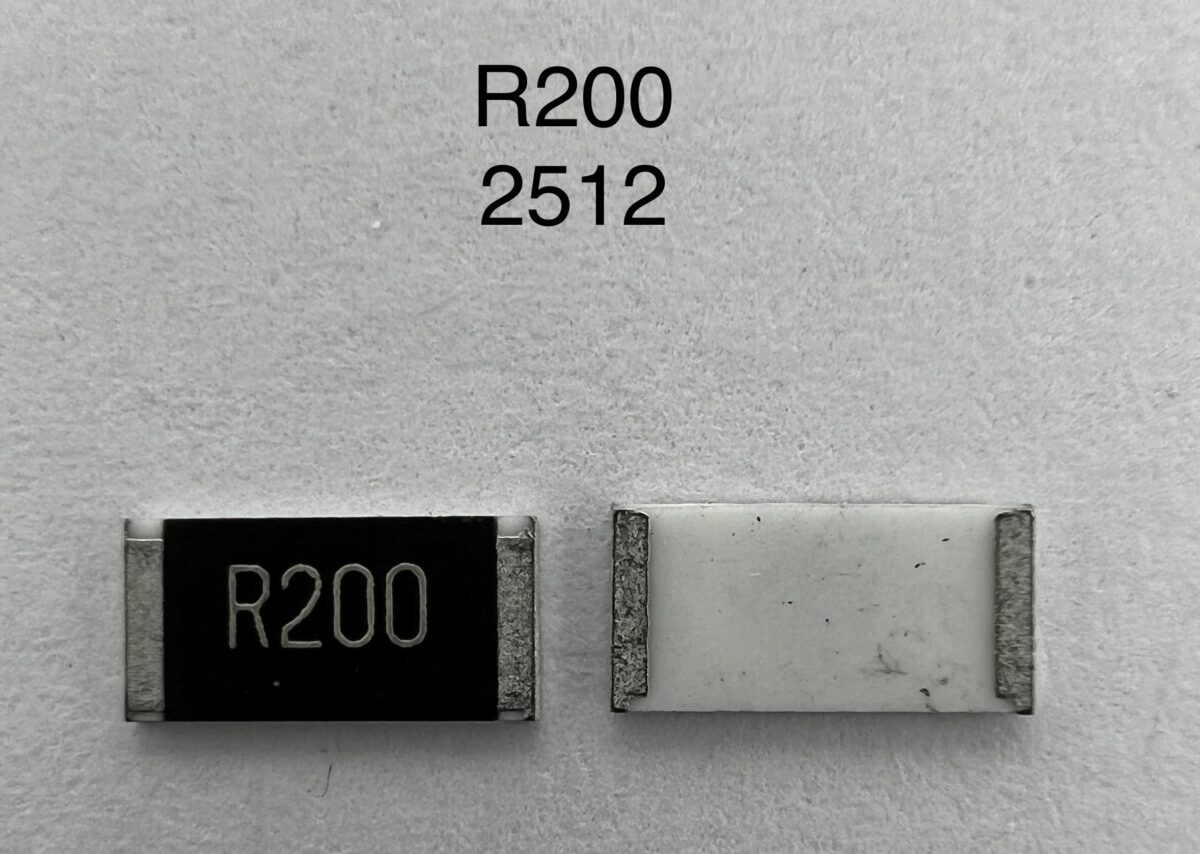 Резистор R200 SMD, корпус 2512 (1 Watt)