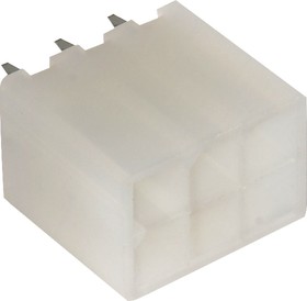 Вилка на плату прямая 4.2мм 6pin