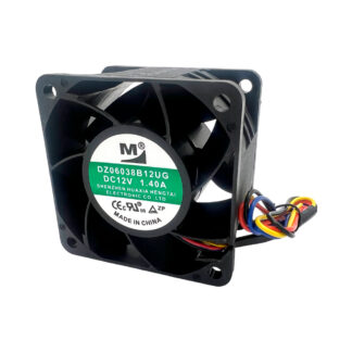 Кулер 60X60X38 мм, 4pin, DC12V, 1,4A, model: DZ06038B12UG