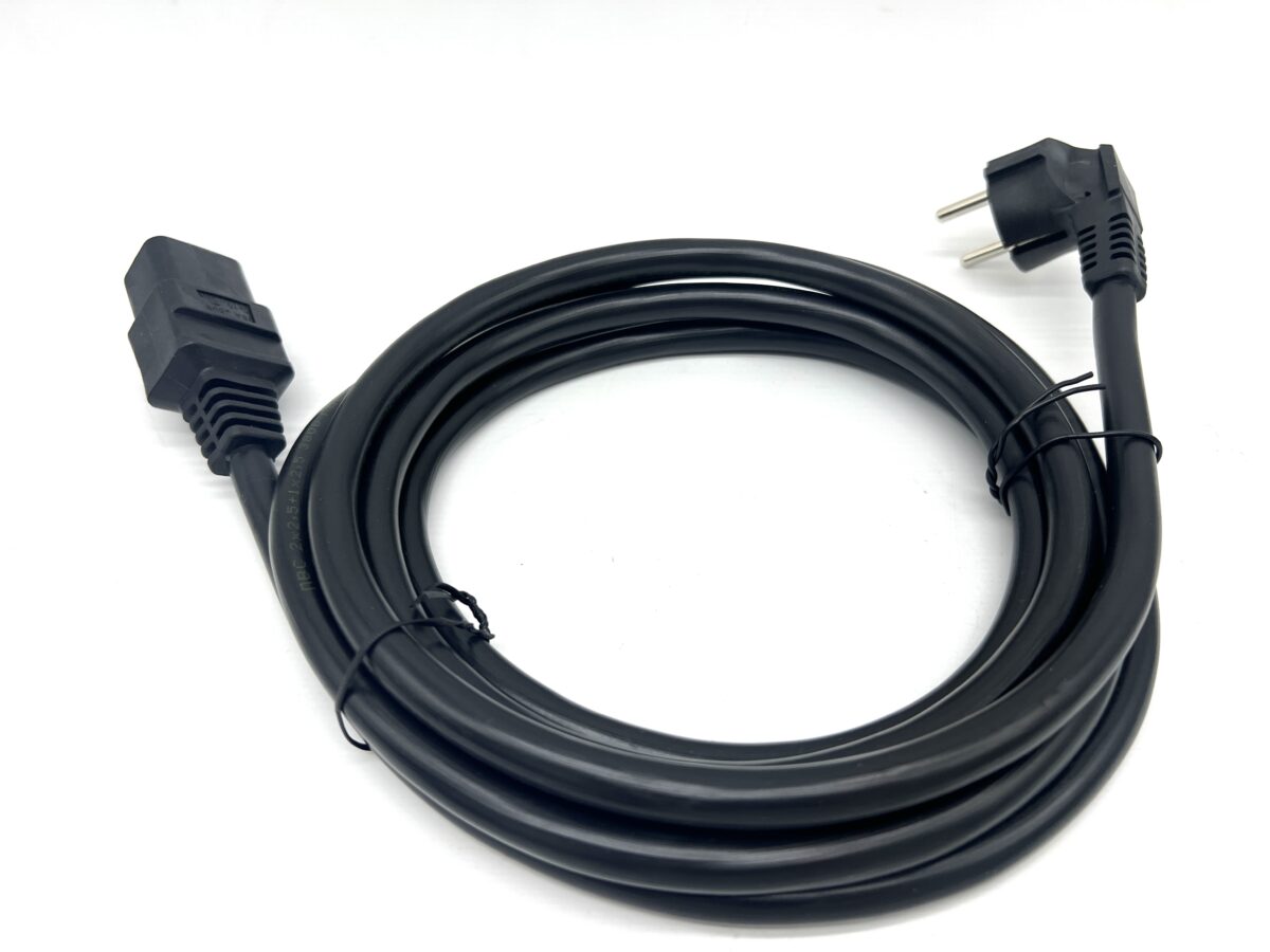 Кабель питания C19, S22, 3х2,5, 16А, 1,5м ГОСТ — изображение 2