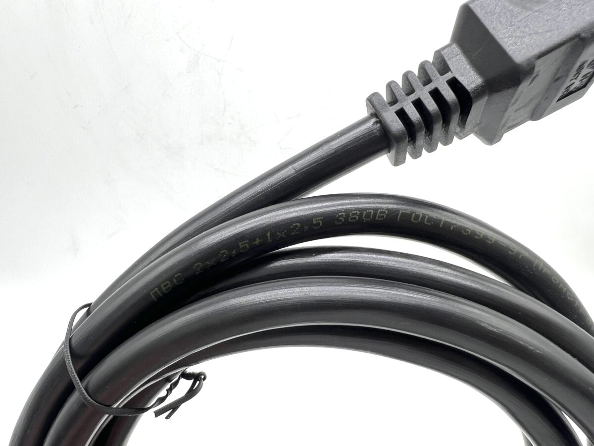 Кабель питания C19, S22, 3х2,5, 16А, 1,5м ГОСТ — изображение 3