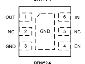 Cтабилизатор напряжения DIO7910A08DN6, (DFN2*2-6) DVAD, LDO 0.8V