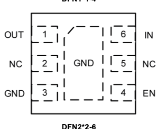 Cтабилизатор напряжения DIO7910A08DN6, (DFN2*2-6) DVAD, LDO 0.8V