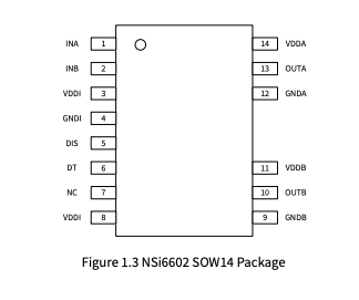 Микросхема NSI6602AD (SOW-14)