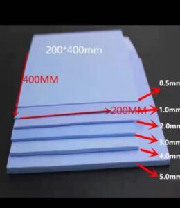 Термопрокладка 200х400х0,5мм., 3Вт/мК