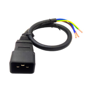 Кабель питания C20, 3х2,5, 16А, 0,5м (без вилки) ГОСТ