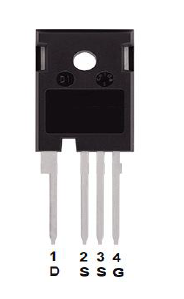 Транзистор AKCK2M040WAMH (ТО-247-4)