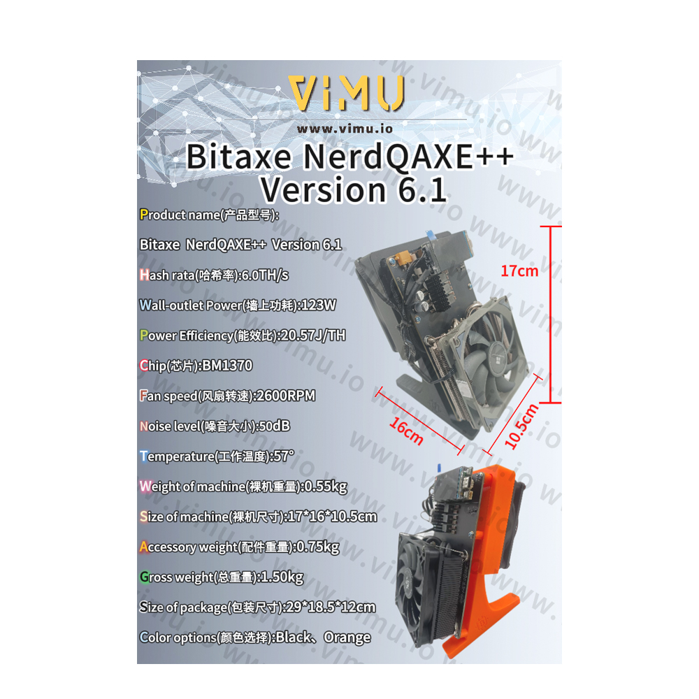 Orange NerdQaxe++ Solo Miner 6 Th/s — изображение 7