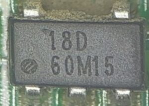 Cтабилизатор напряжения, 18D (SOT23-5) 60M15, LDO 1.8 V