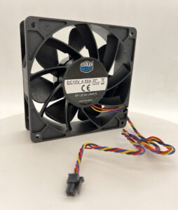 Кулер 120х120х38 DF12038 12B2FN 4,5A 12V, 4pin (квадрат) Cooler Master