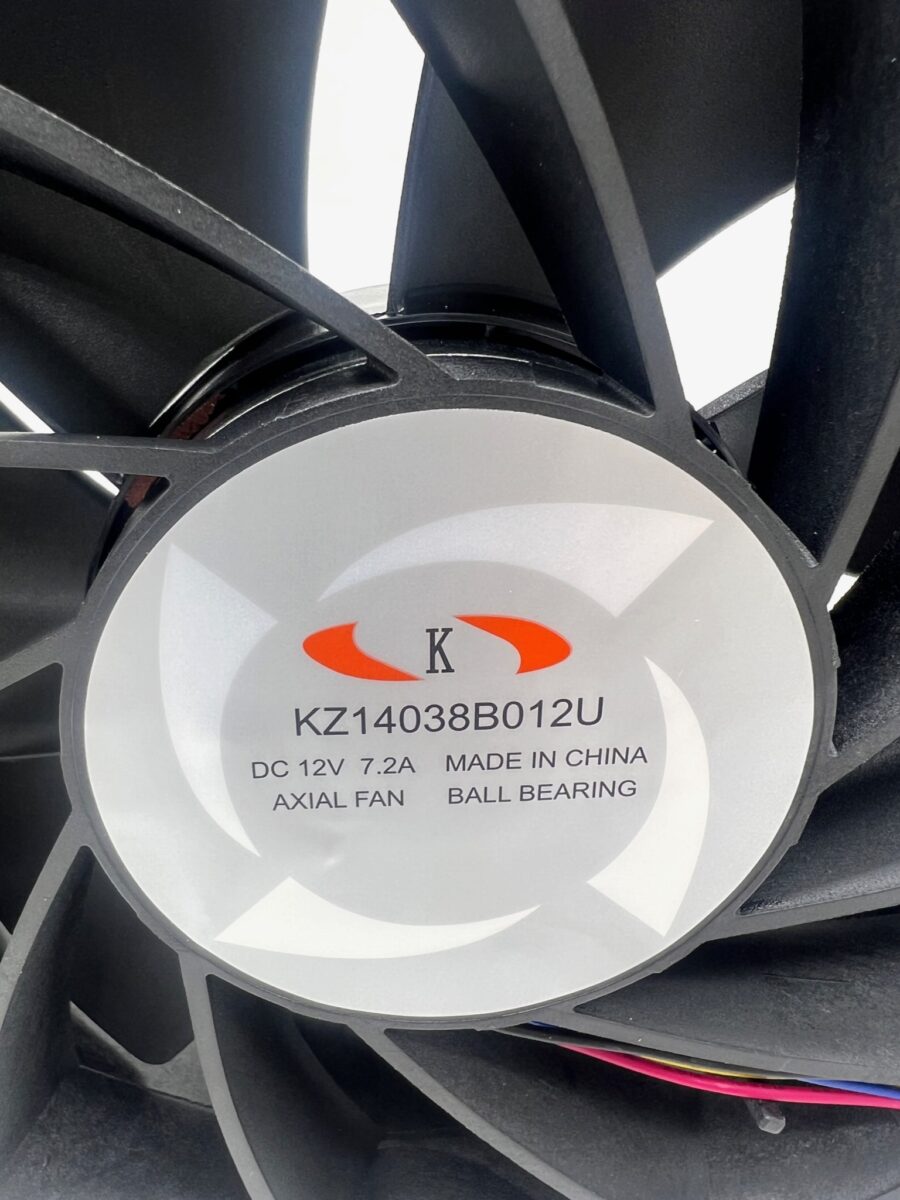 Кулер 140X140X38 мм, 4pin 7,2A , KZ14038B012U, Original — изображение 7